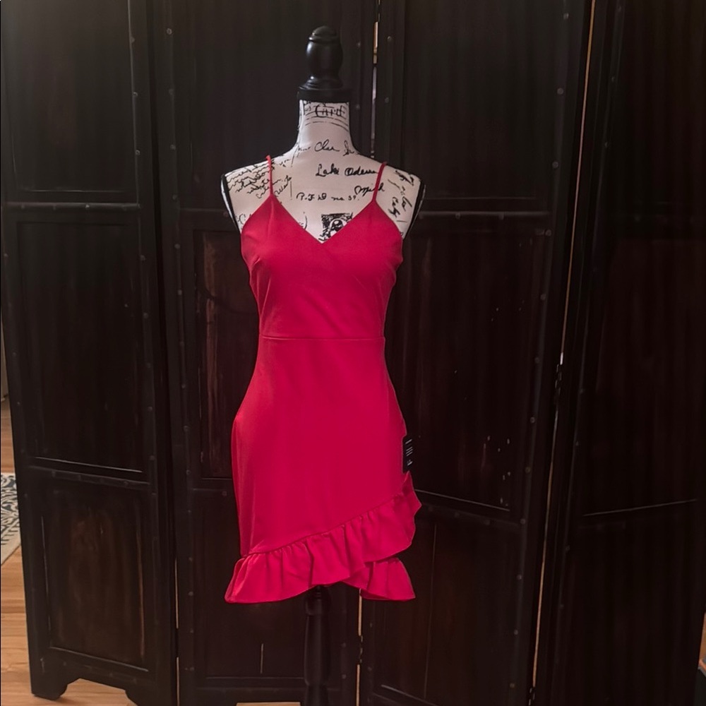 Lulu's Red Mini Dress